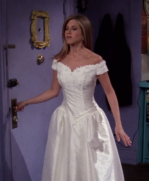 rachel green wedding dress